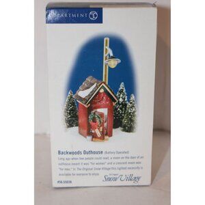 Dept 56 Snow Village - Backwoods Outhouse